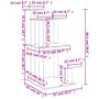 Voir la diapositive 6 : VIDAXL Arbres a chat avec plates-formes gris clair 98,5 cm