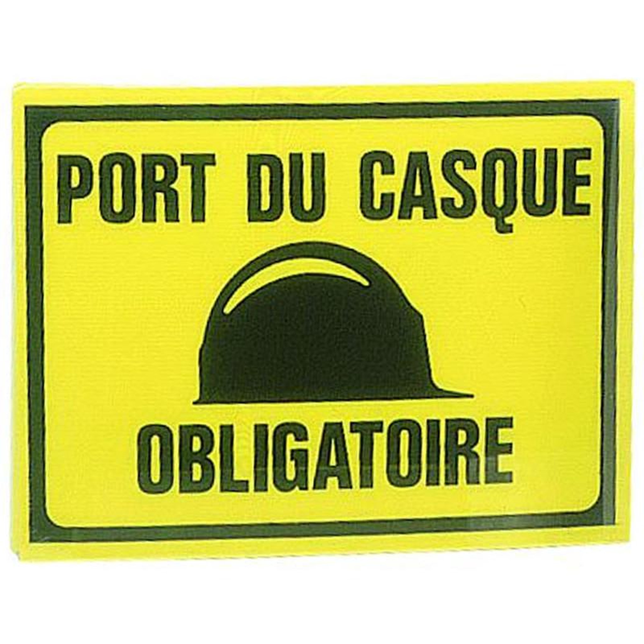 NOVAP Panneau porte casque obligatoire 300x200mm NOVAP 4304342.UNITE