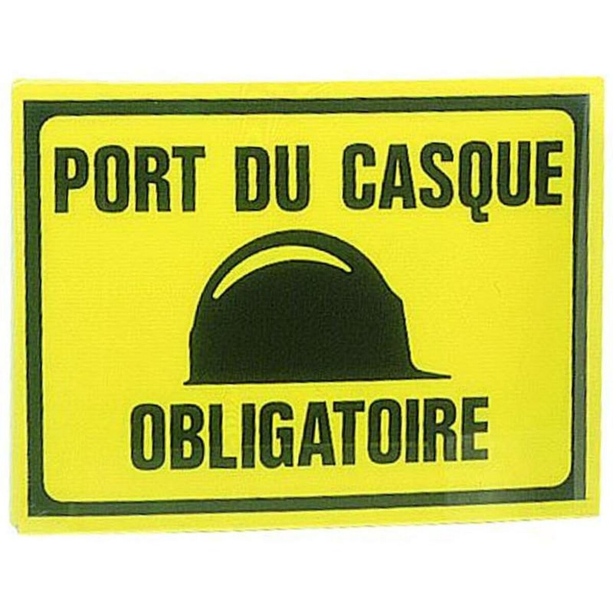 NOVAP Panneau porte casque obligatoire 300x200mm NOVAP 4304342.UNITE
