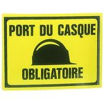 NOVAP Panneau porte casque obligatoire 300x200mm NOVAP 4304342.UNITE