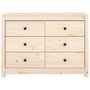 Voir la diapositive 4 : VIDAXL Armoire laterale 100x40x72 cm Bois de pin massif