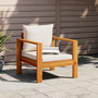 Voir la diapositive 1 : VIDAXL Chaise de jardin avec coussins bois massif d'acacia