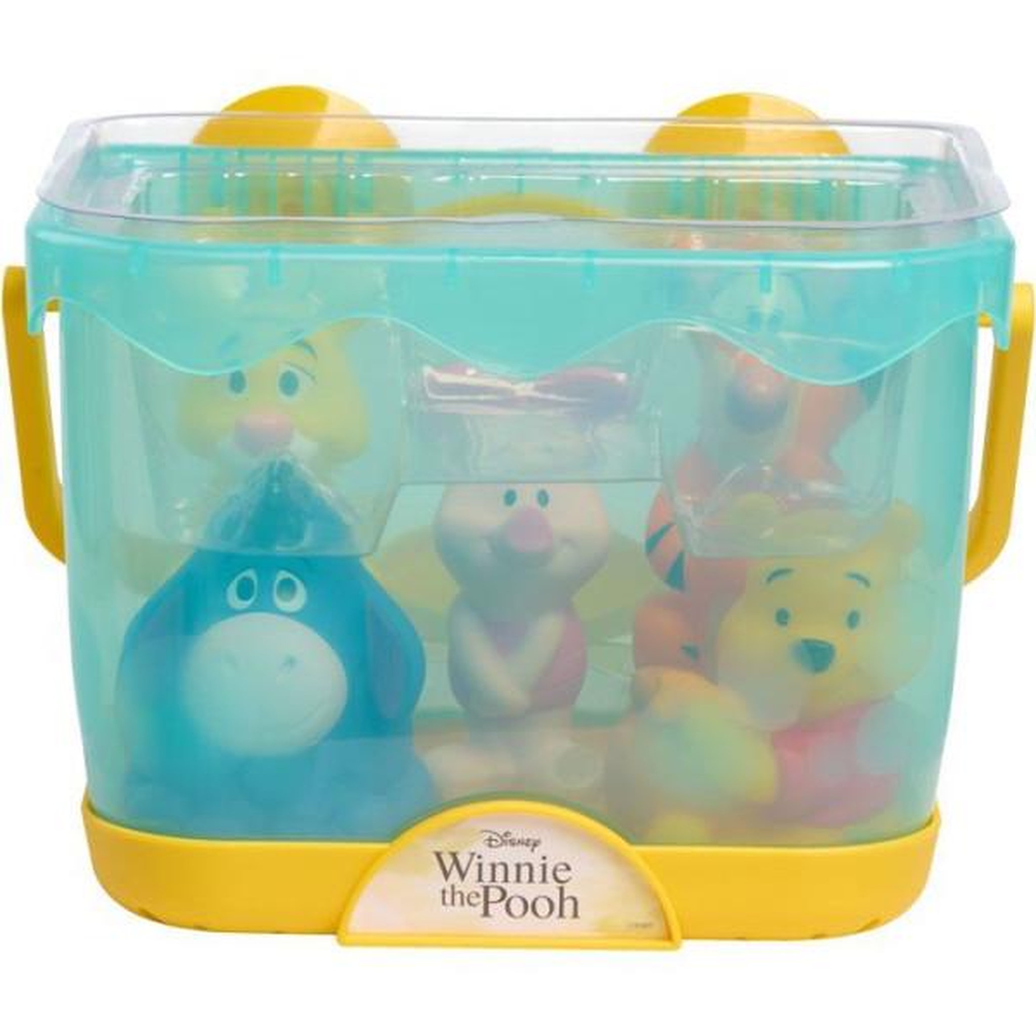 Voir la diapositive 5 : DISNEY Jouets de bain - DISNEY Winnie l'Ourson - 5 figurines - Panier de rangement - 12 cm
