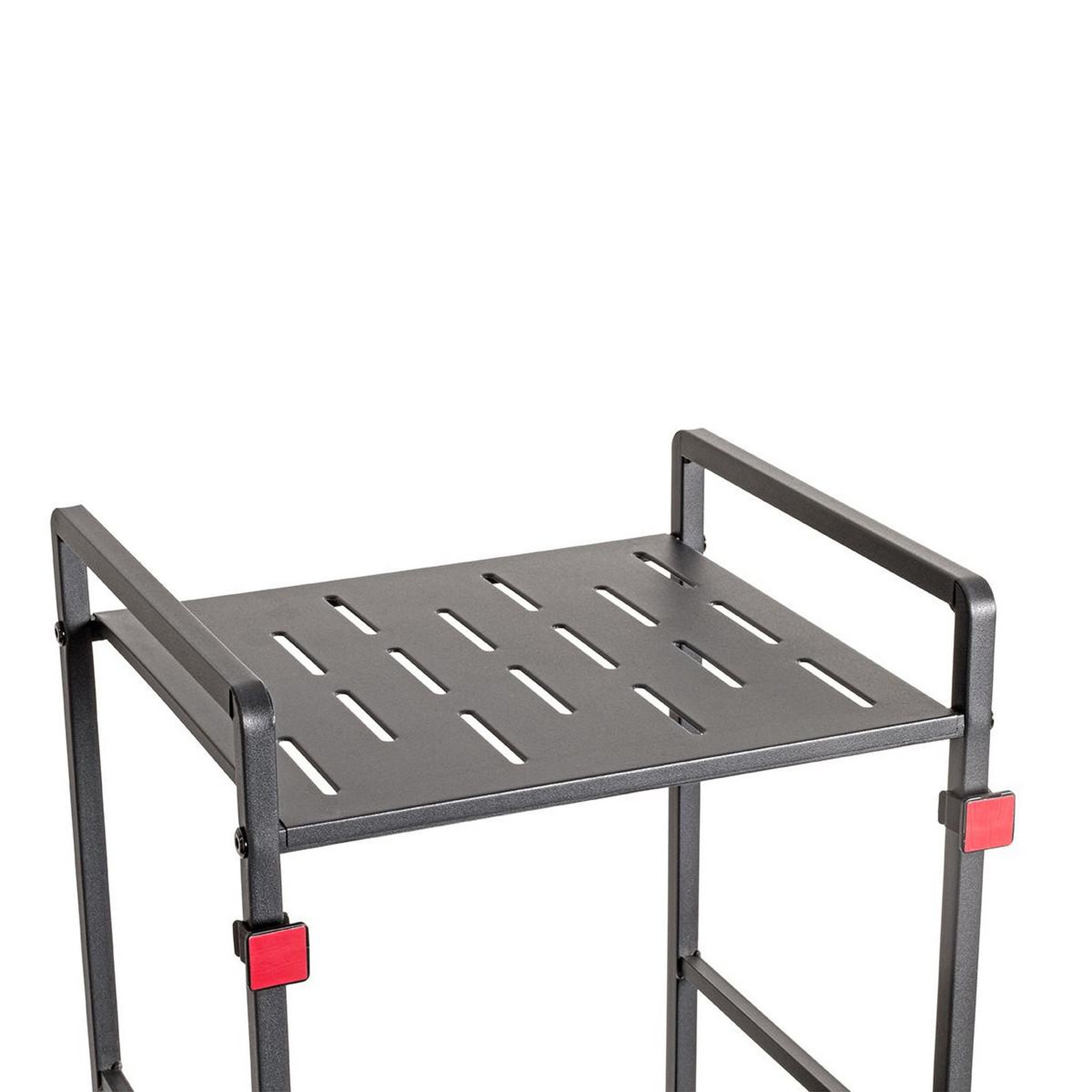 Voir la diapositive 4 : Paris Prix Étagère design 4 niveaux  ombre  106cm anthracite