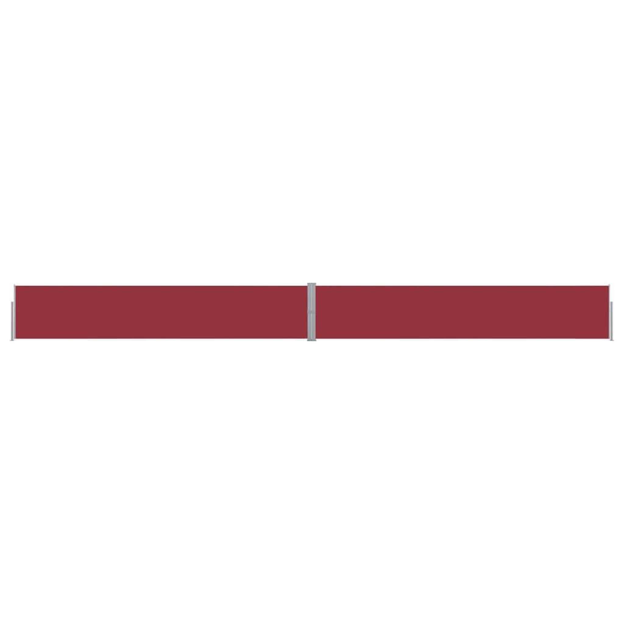 Voir la diapositive 2 : VIDAXL Auvent lateral retractable de patio 140x1200 cm Rouge