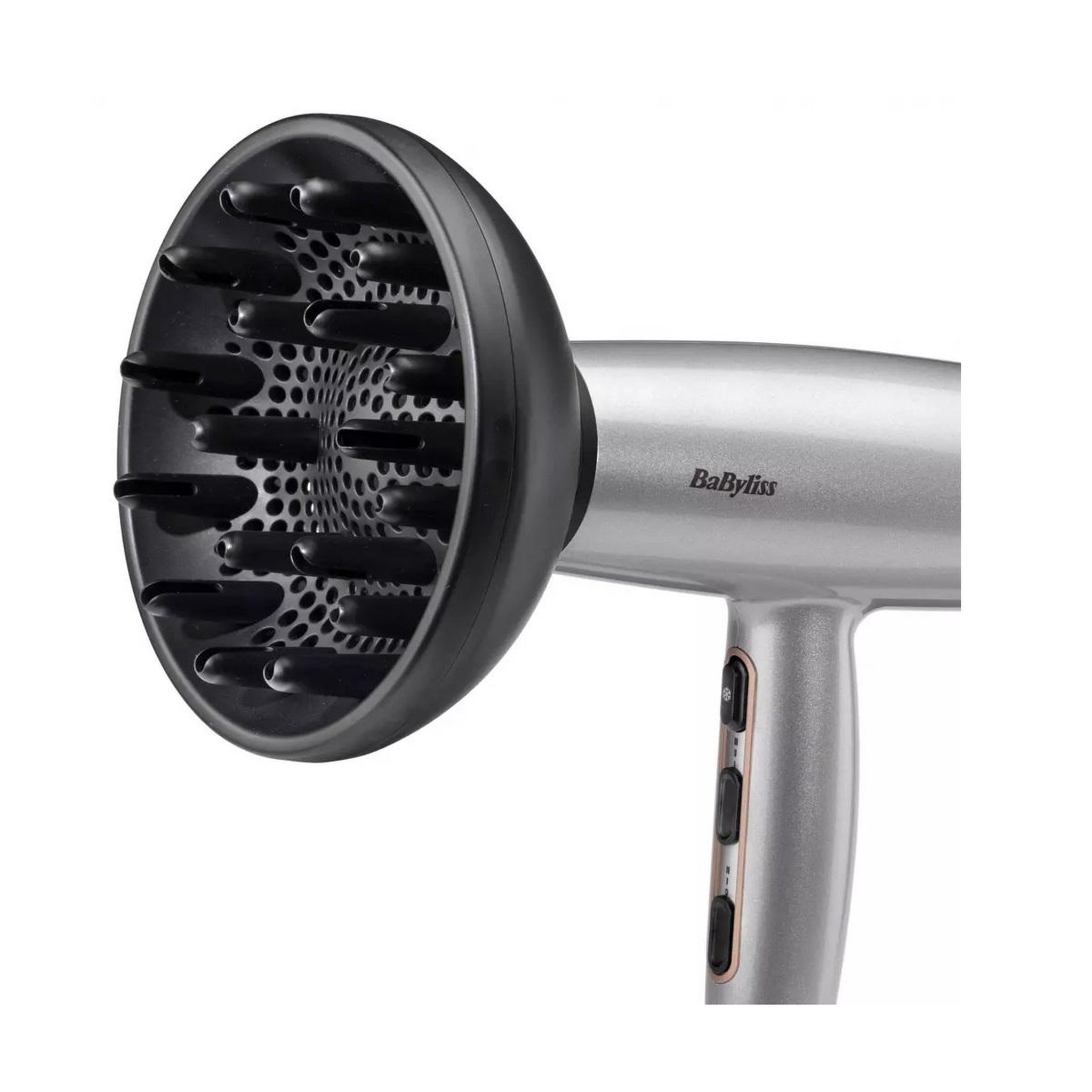 Voir la diapositive 2 : BABYLISS Sèche-cheveux 2100w gris - d580de