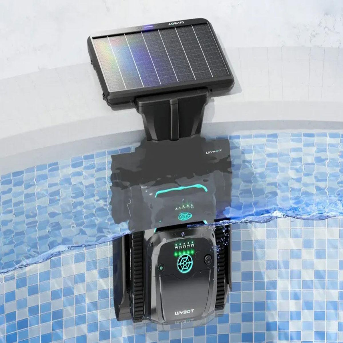 WYBOT Robot de piscine sans fil S2 Solar Vision - Wybot