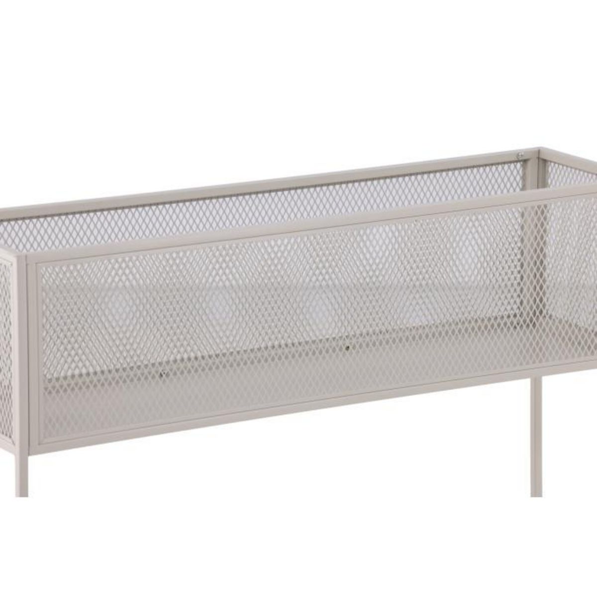 Paris Prix Console Design en Métal  Netz  110cm Beige