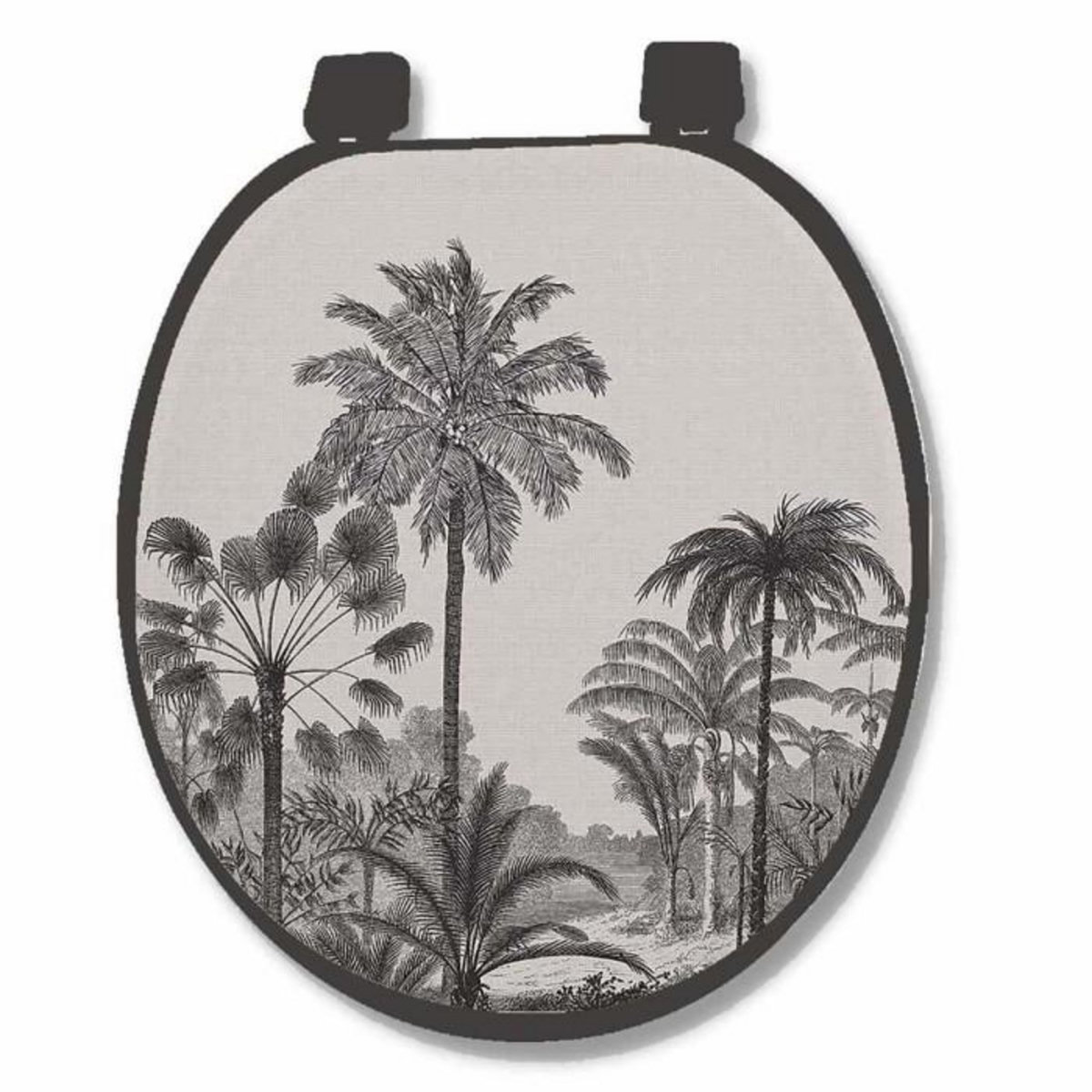 Paris Prix Abattant WC Imprimé  Cocoty  47cm Noir