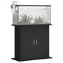 Voir la diapositive 3 : VIDAXL Support pour aquarium noir 81x36x73 cm bois d ingénierie