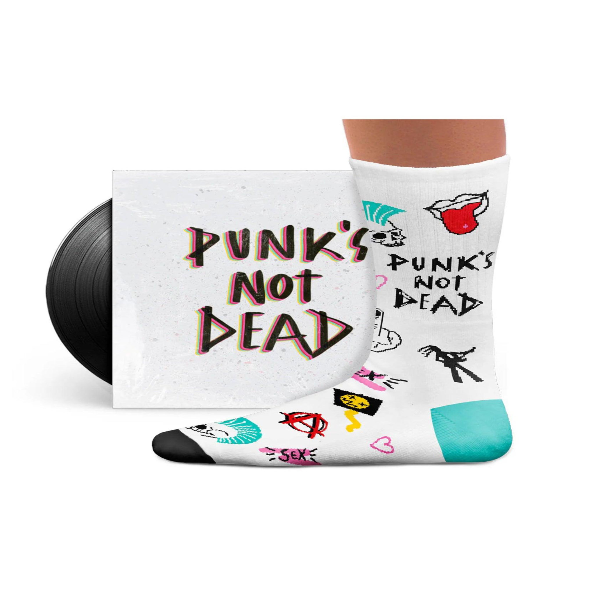 Voir la diapositive 4 : SOCK AFFAIRS Chaussettes sport rock punk's not dead