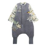 Petit Béguin Turbulette d'hiver avec pieds retroussables et manches amovibles Boavista. Coloris disponibles : Gris