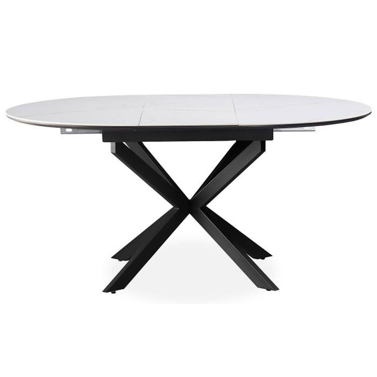 Paris Prix Table à Manger Céramique Extensible  Belli  160cm Blanc