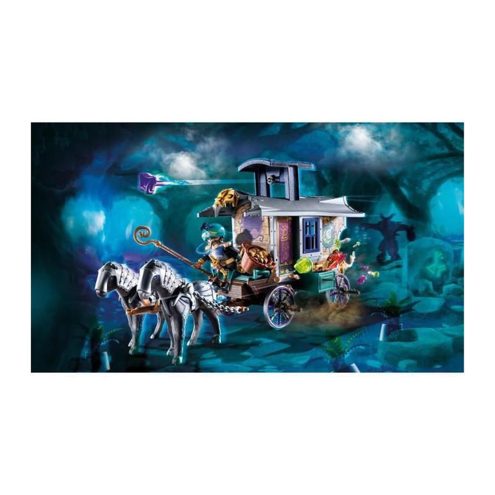 Voir la diapositive 2 : PLAYMOBIL PLAYMOBIL - 70903 - Violet Vale - Marchand et chariot