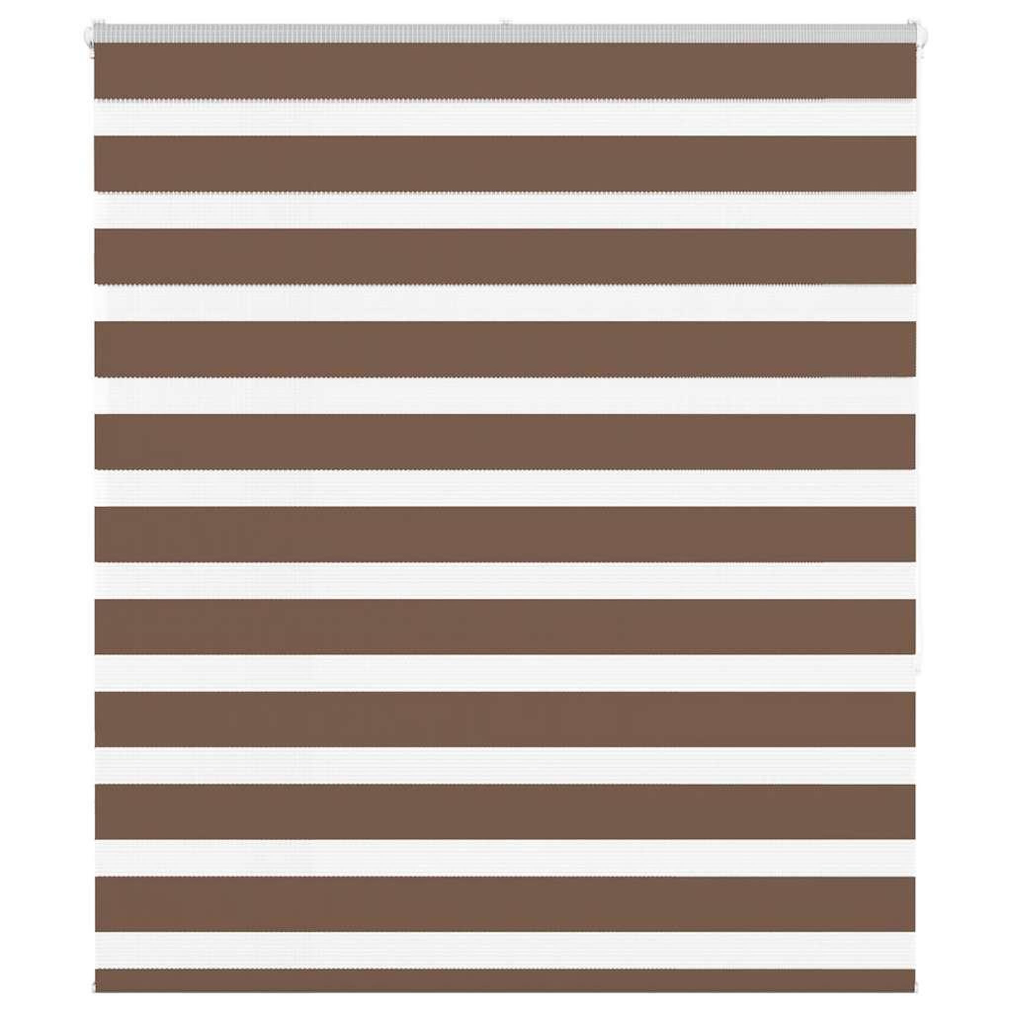 VIDAXL Store zebre marron 125x150cm largeur du tissu 120,9cm polyester