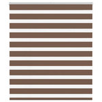 VIDAXL Store zebre marron 125x150cm largeur du tissu 120,9cm polyester