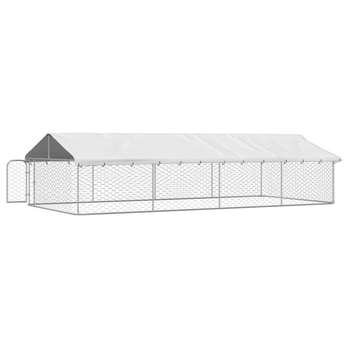 VIDAXL Chenil exterieur avec toit 600x300x150 cm