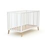 Voir la diapositive 4 : AT4 Lit bébé évolutif CONFORT en bois