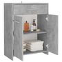 Voir la diapositive 4 : VIDAXL Armoire de salle de bain gris beton 60x33x80 cm bois ingenierie