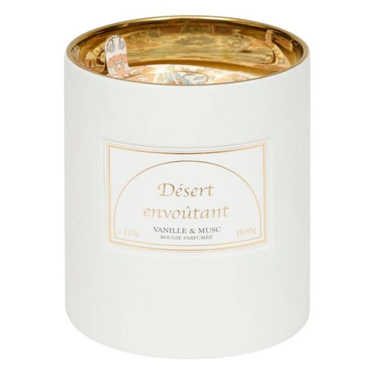 ATMOSPHERA Bougie Parfumée en Céramique  Lucia  1800g Vanille & Musc