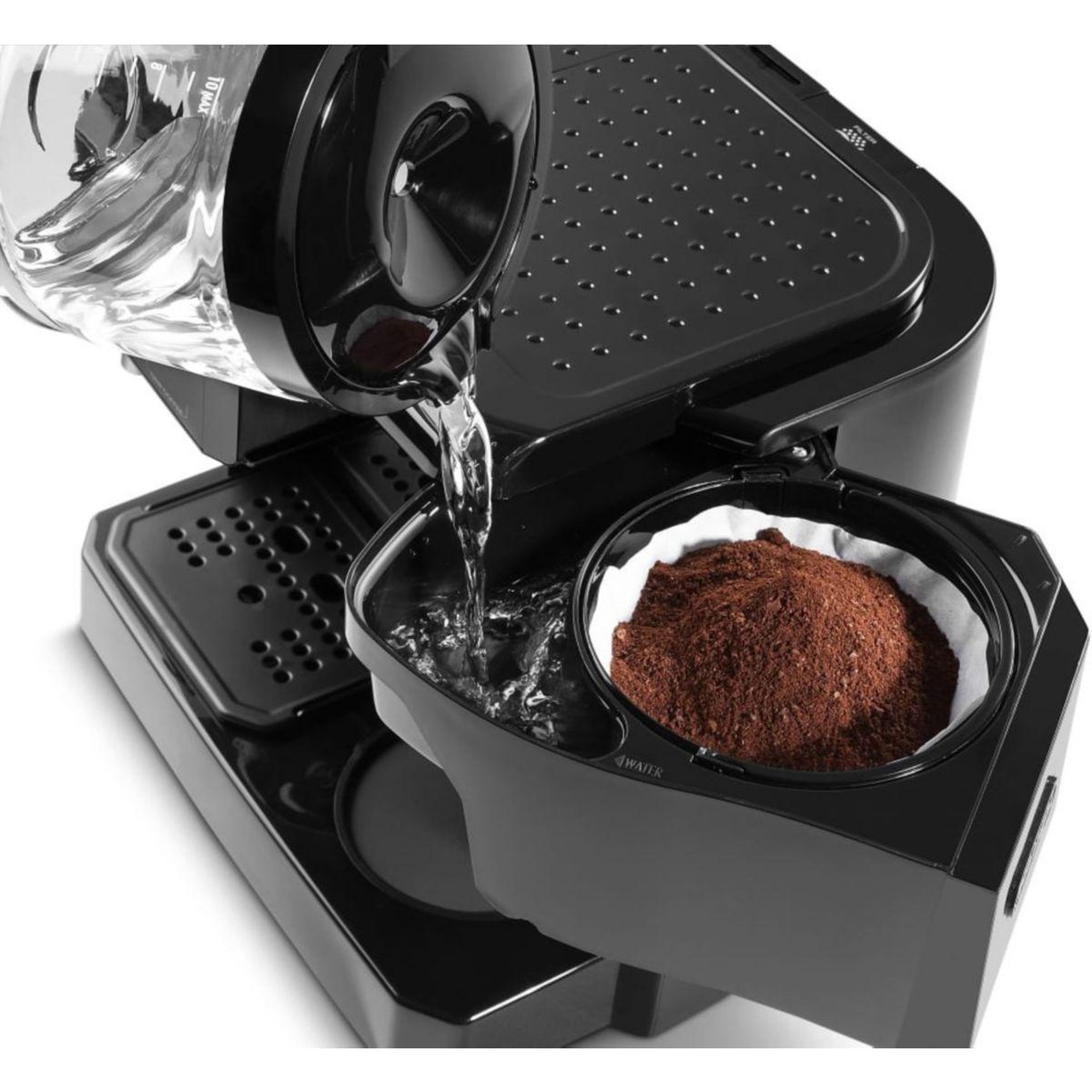 Voir la diapositive 3 : DELONGHI Expresso combiné cafetière bco 411.b