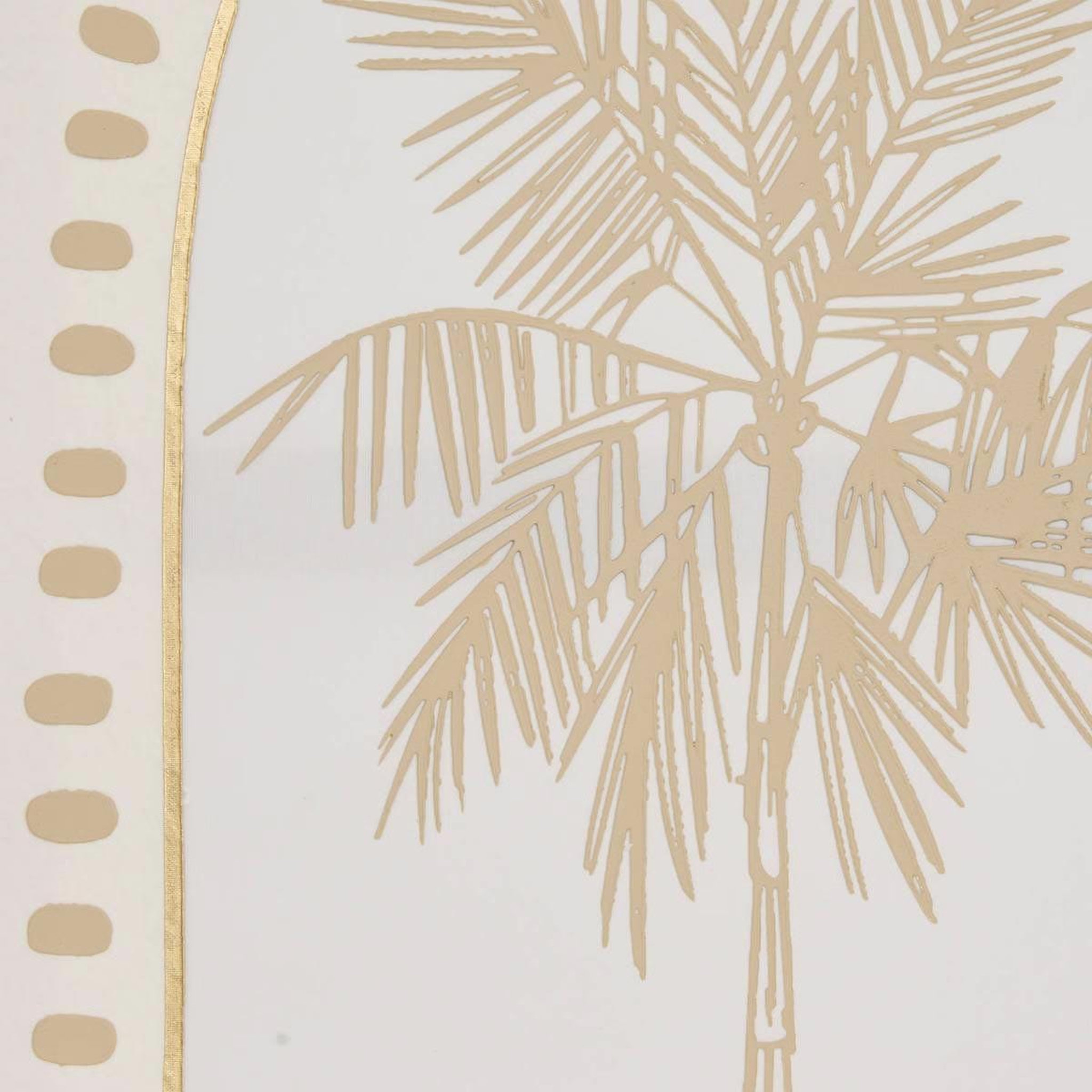 Voir la diapositive 4 : ATMOSPHERA Toile déco 3d palmier  meryl  45x60cm blanc