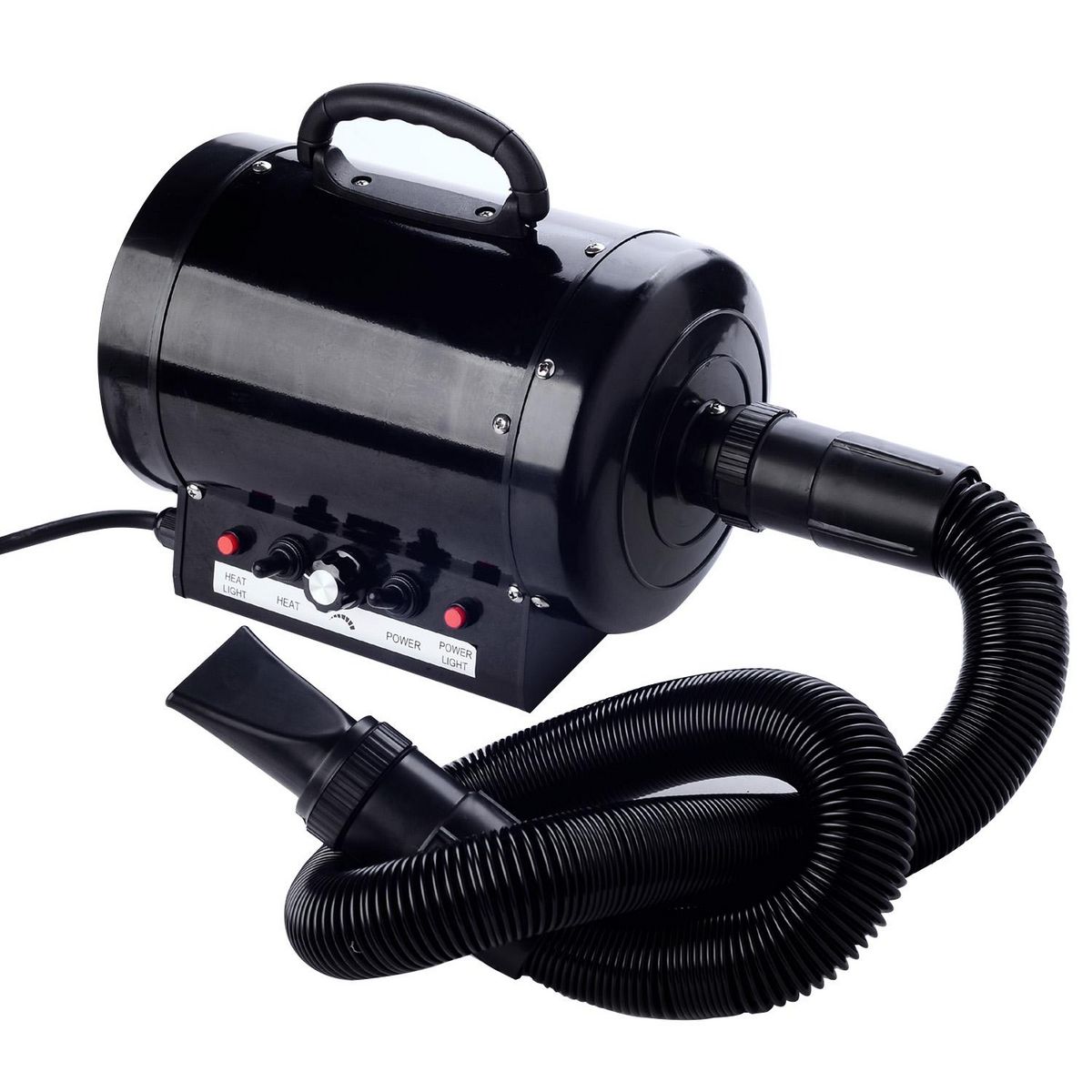 HOMCOM Sechoir professionnel seche-poils toilettage pour chiens chats animaux 2800 W