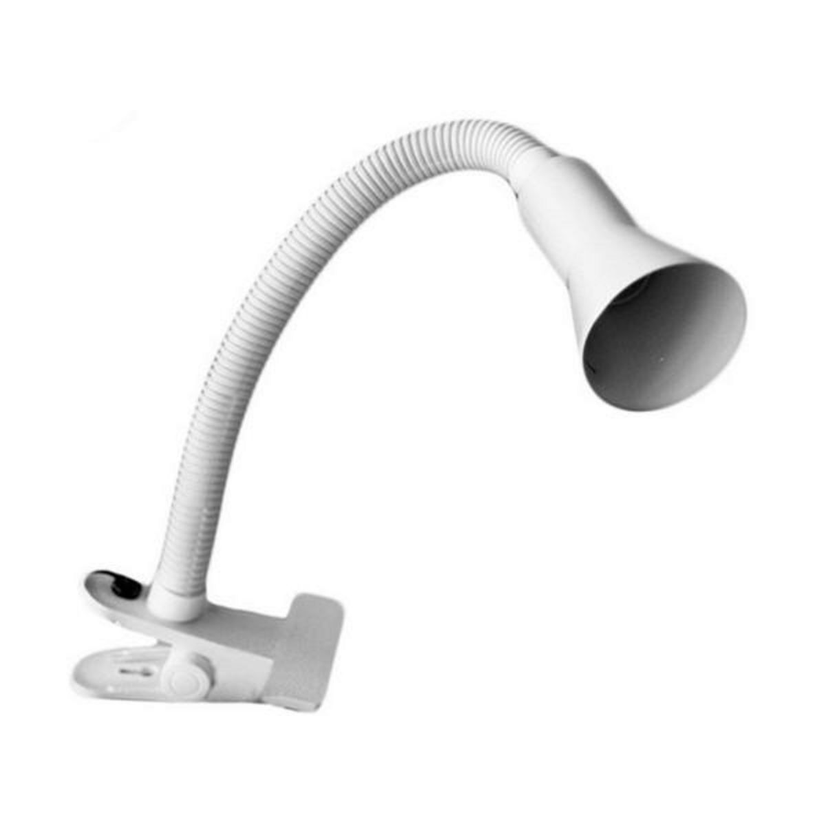 MARKET24 Lampe de bureau EDM Tokyo Flexo/Lampe de bureau Métal Blanc 40 W (11,6 x 45 cm)