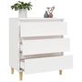 Voir la diapositive 5 : VIDAXL Buffet Blanc 60x35x70 cm Bois d'ingenierie