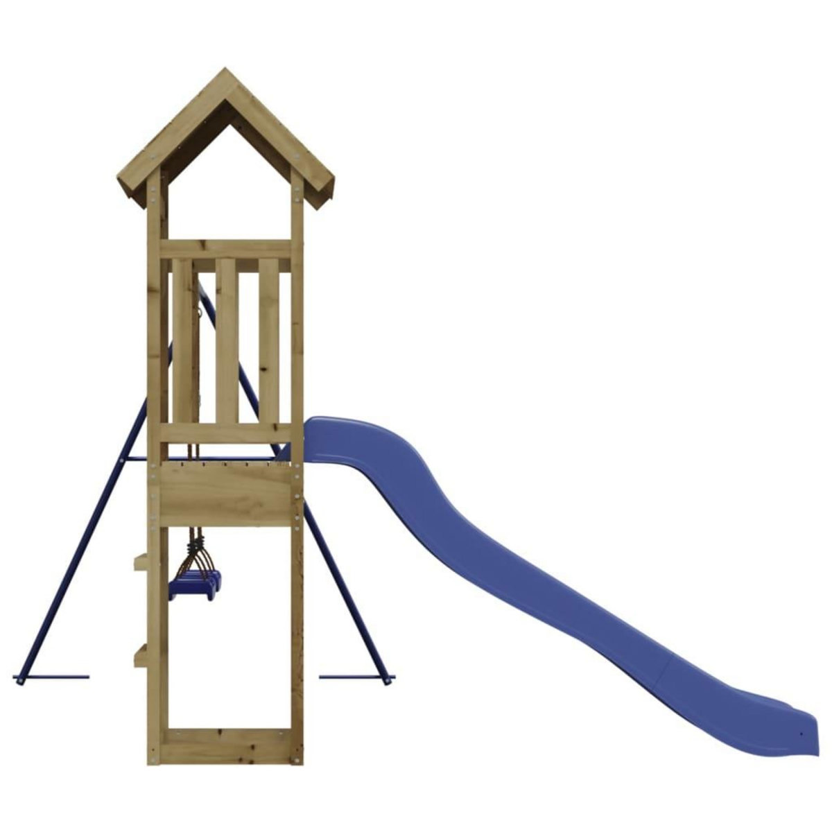 VIDAXL Aire de jeux d'exterieur bois de pin impregne