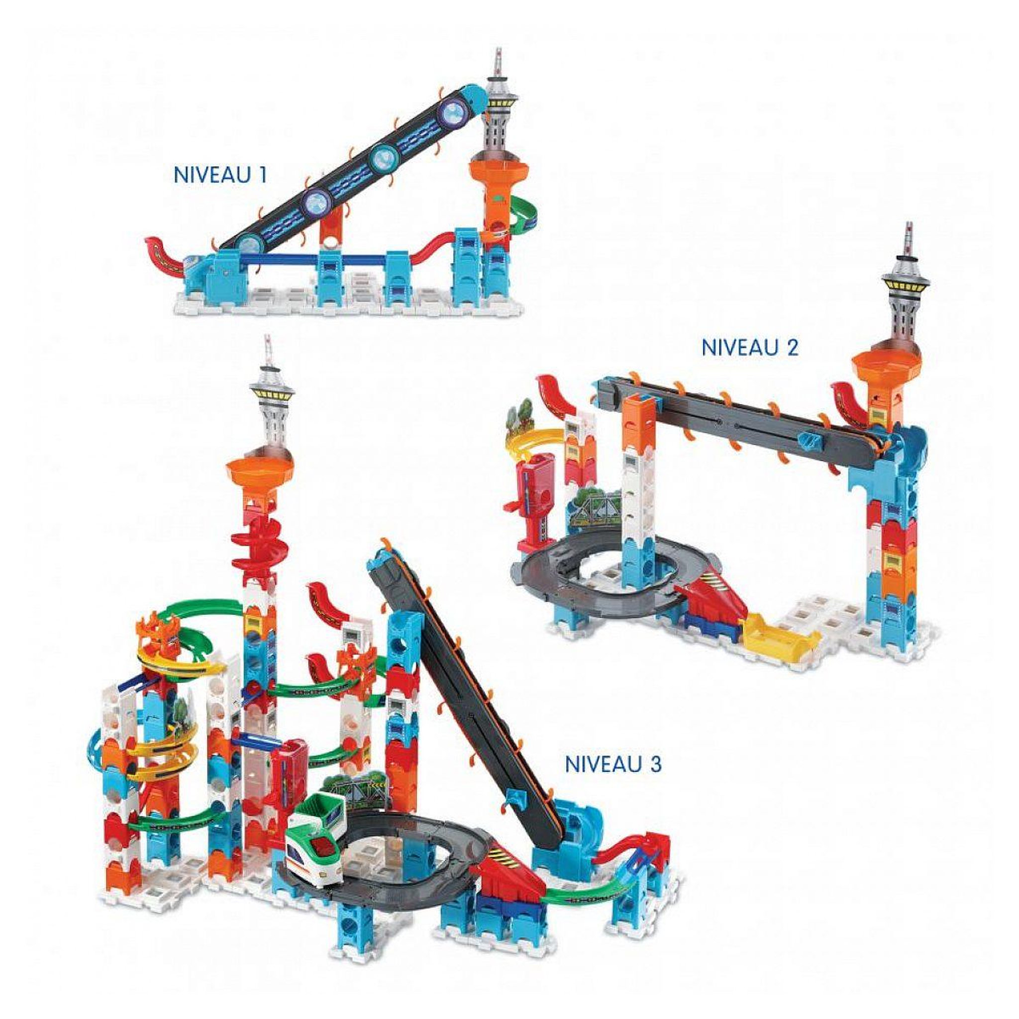 Voir la diapositive 3 : VTECH Marble rush - super sky tower set xl300e