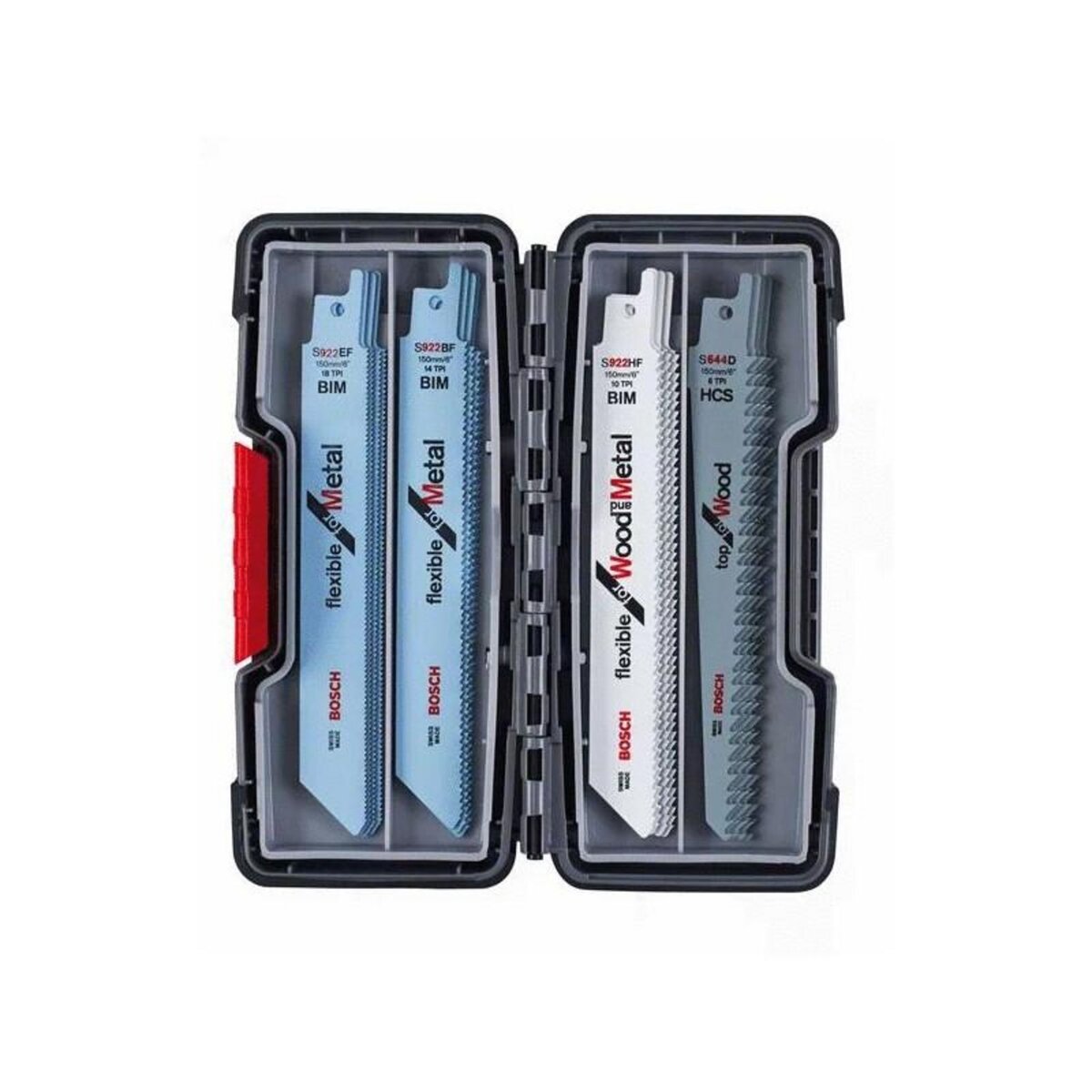 BOSCH Jeux de 20 lames pour scie sabre en coffret BOSCH 2607010902