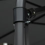 Voir la diapositive 6 : OUTSUNNY Parasol déporté carré dim. 2,5 x 2,5 m piètement inclus métal époxy polyester haute densité anthracite