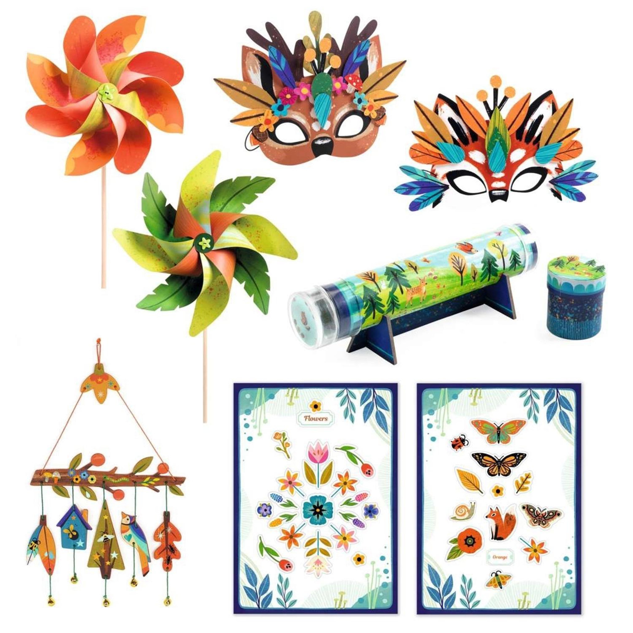 Voir la diapositive 2 : Djeco Coffret 5 activités Nature Do it Yourself