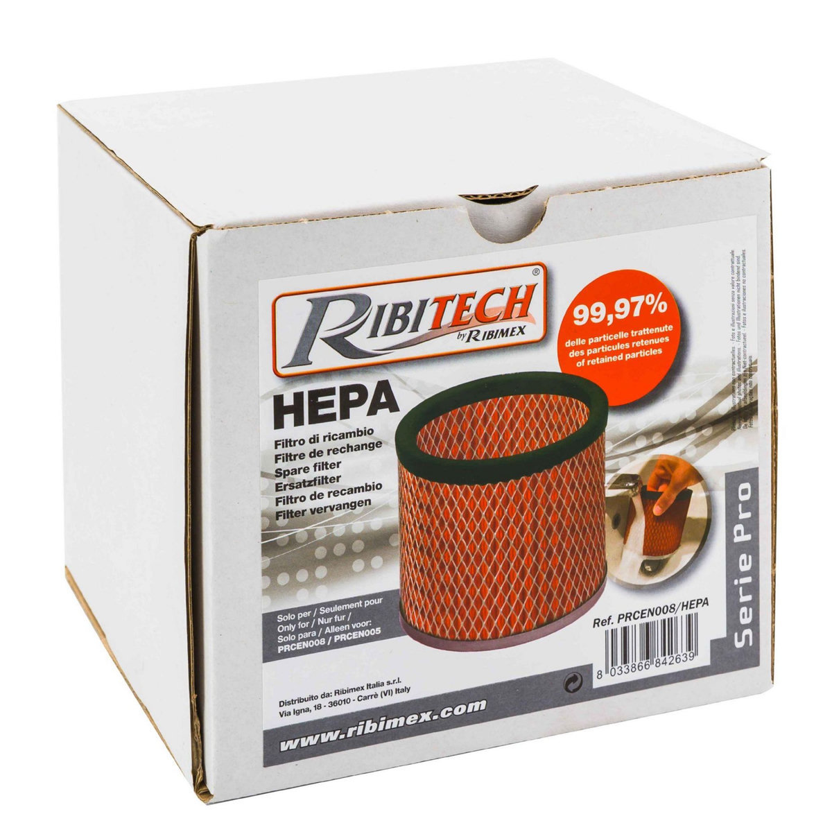 Ribitech Filtre lavable aspirateur Cenehot