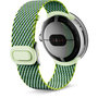 Voir la diapositive 2 : GOOGLE Bracelet Pixel Watch Bands Textile jaune