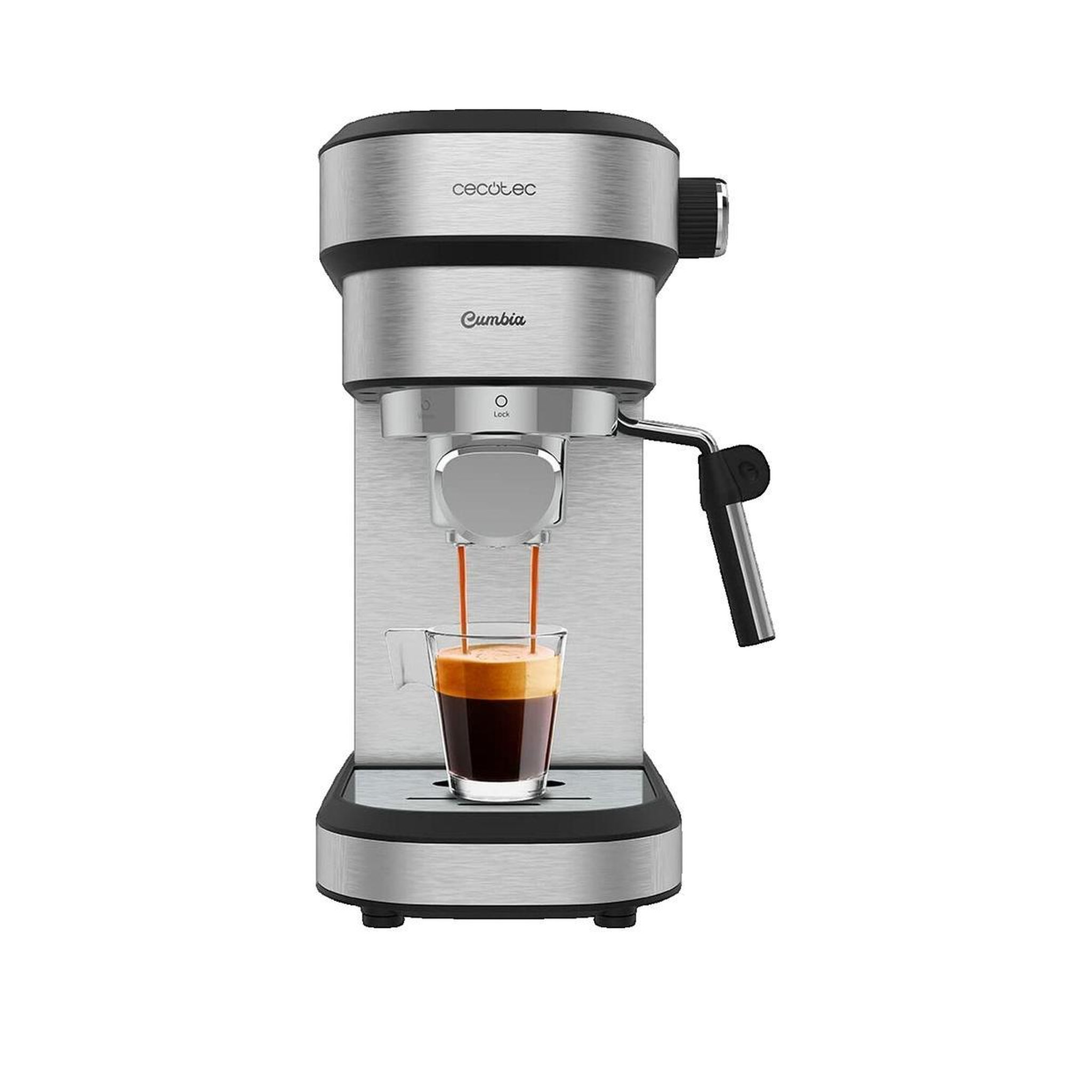 Voir la diapositive 1 : CECOTEC Cafetière Express Semi-Automatique Cecotec Acier Inoxydable