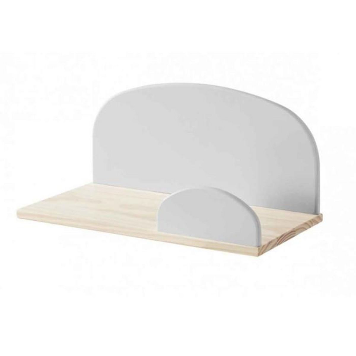 Paris Prix Pack - Lit Enfant, Chevet & 2 Étagères  Kiddy  90x200cm Gris