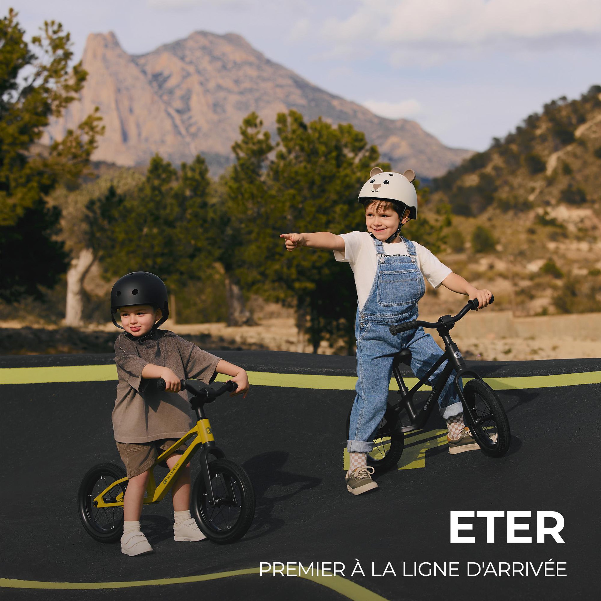 Voir la diapositive 2 : KINDERKRAFT Draisienne légère réglable pour enfant