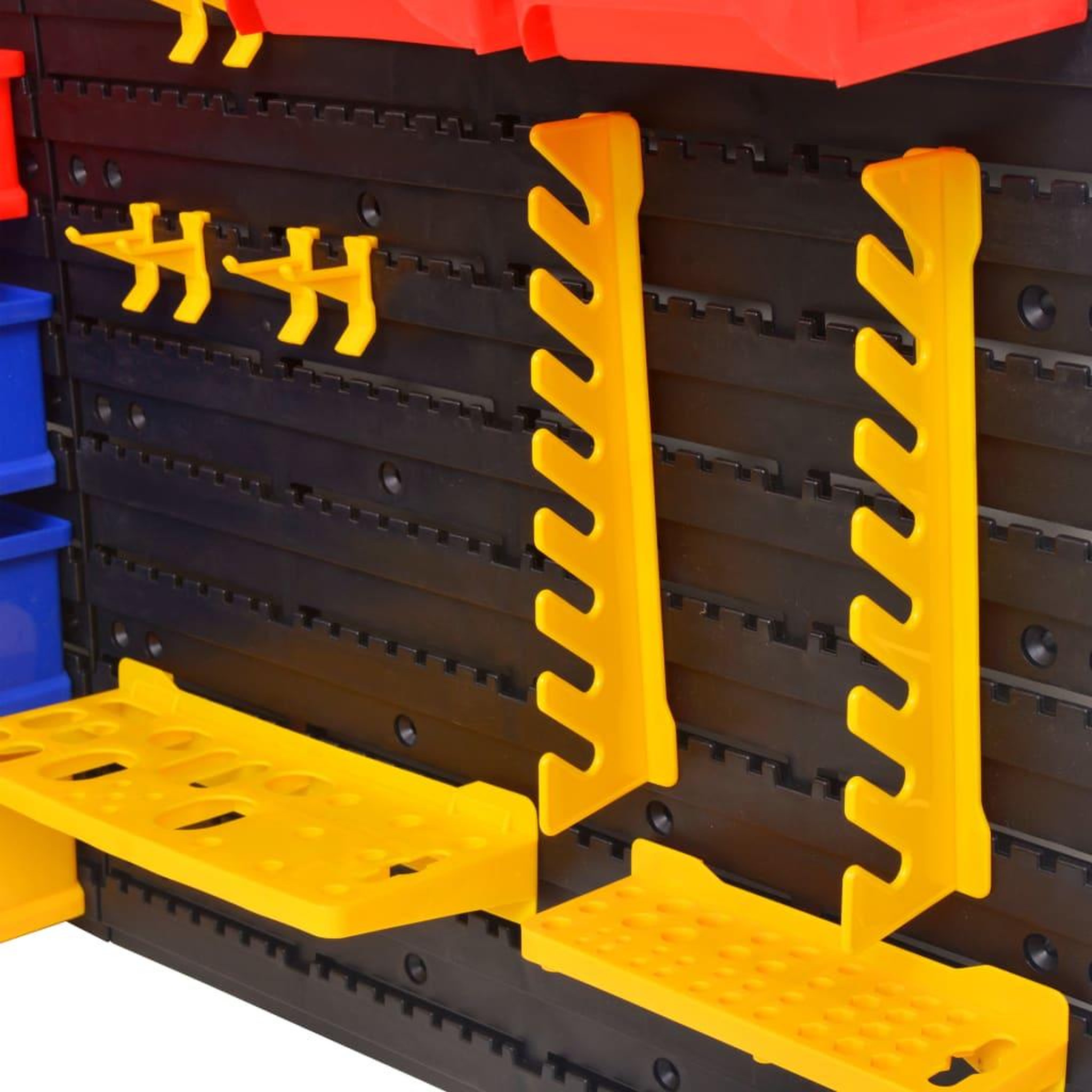 Voir la diapositive 3 : VIDAXL Organisateur d'outils de garage mural