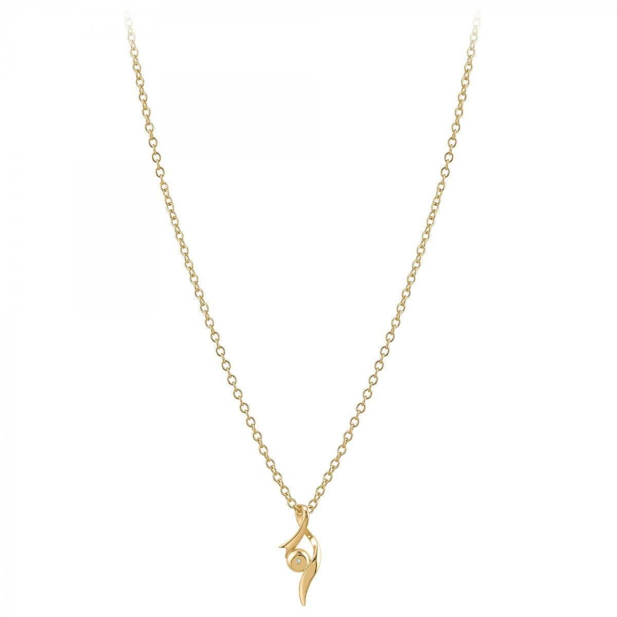 SC BOHEME Collier SC Bohème orné d'un véritable diamant blanc