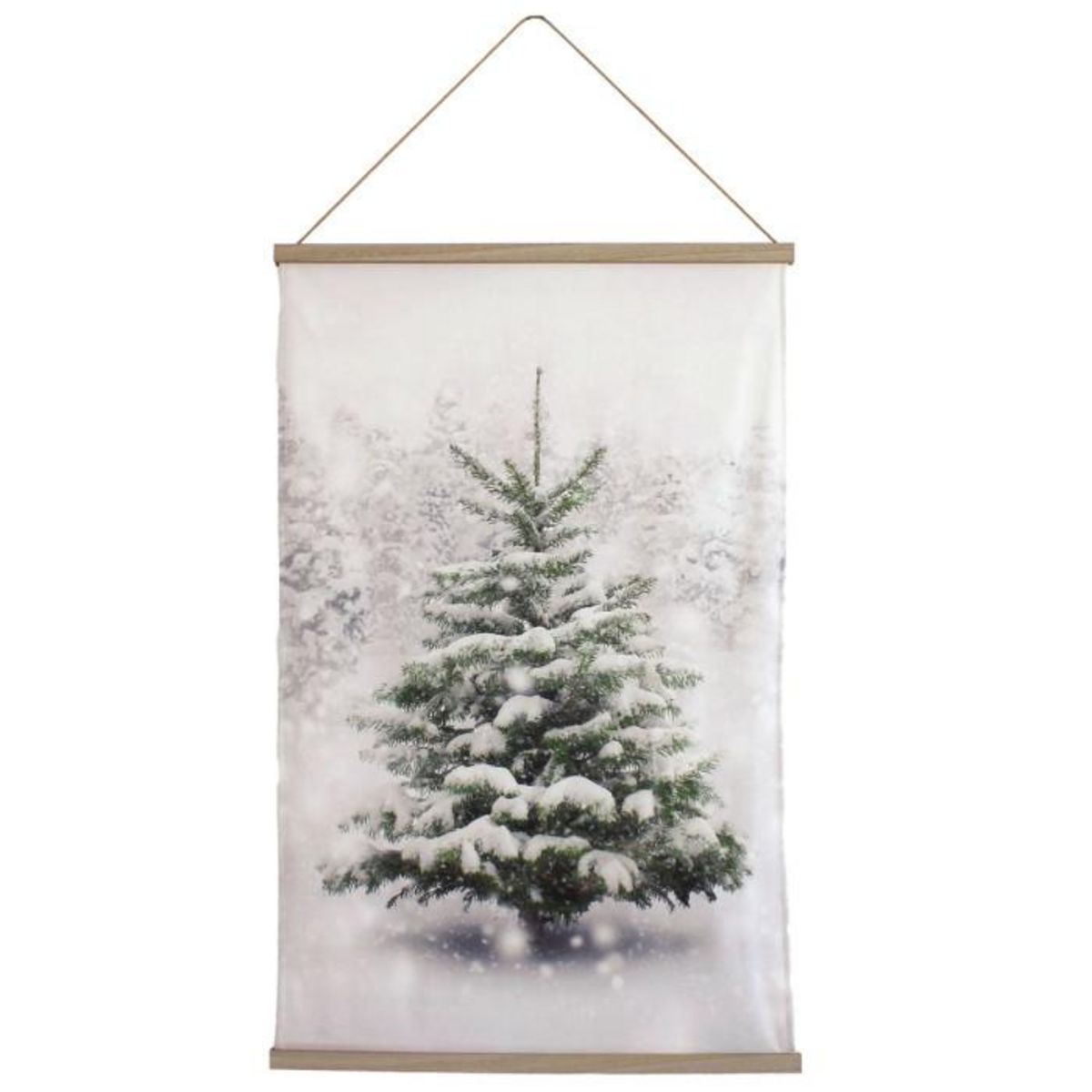 Paris Prix Toile Murale Déco LED  Noël  75x112cm Multicolore