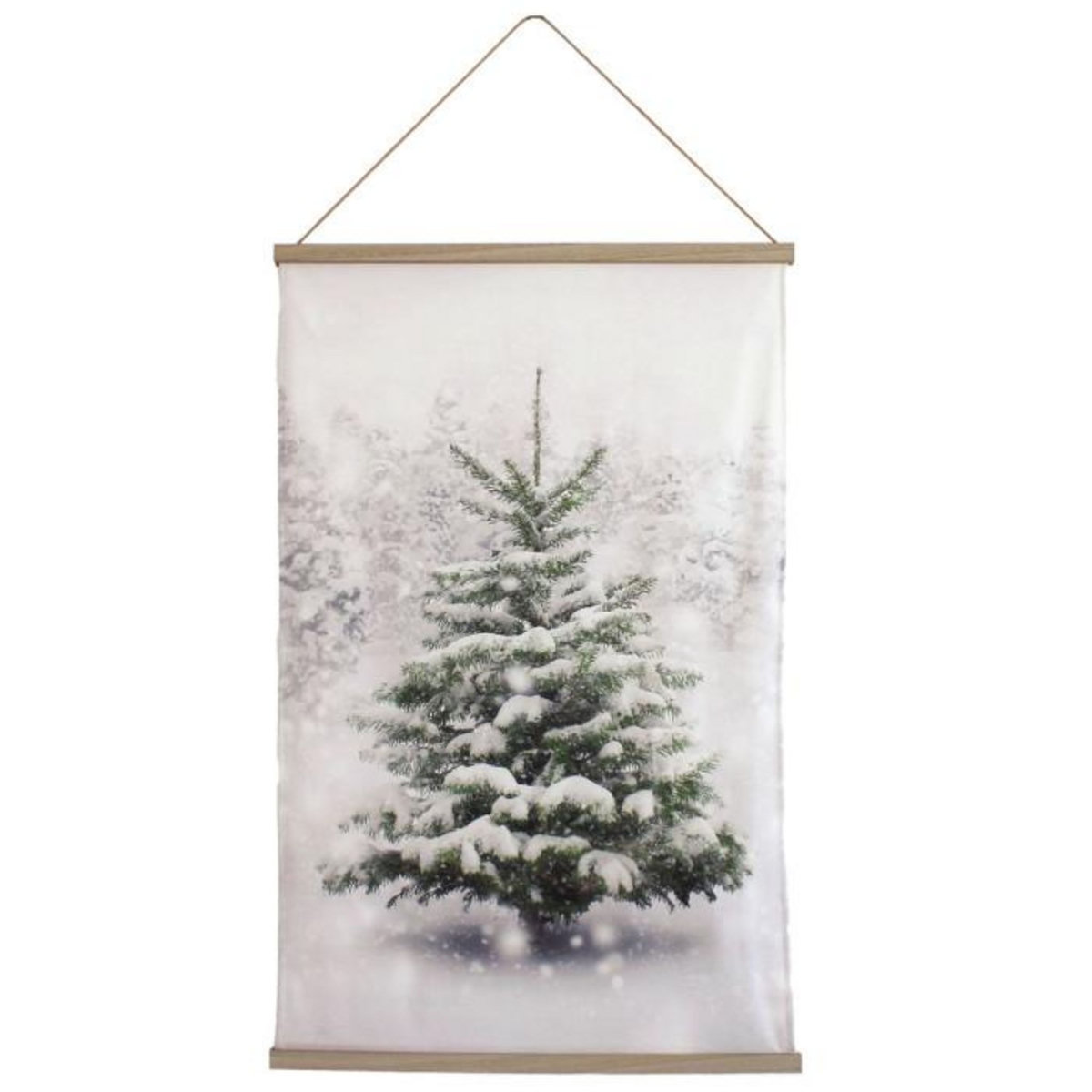 Paris Prix Toile Murale Déco LED  Noël  75x112cm Multicolore