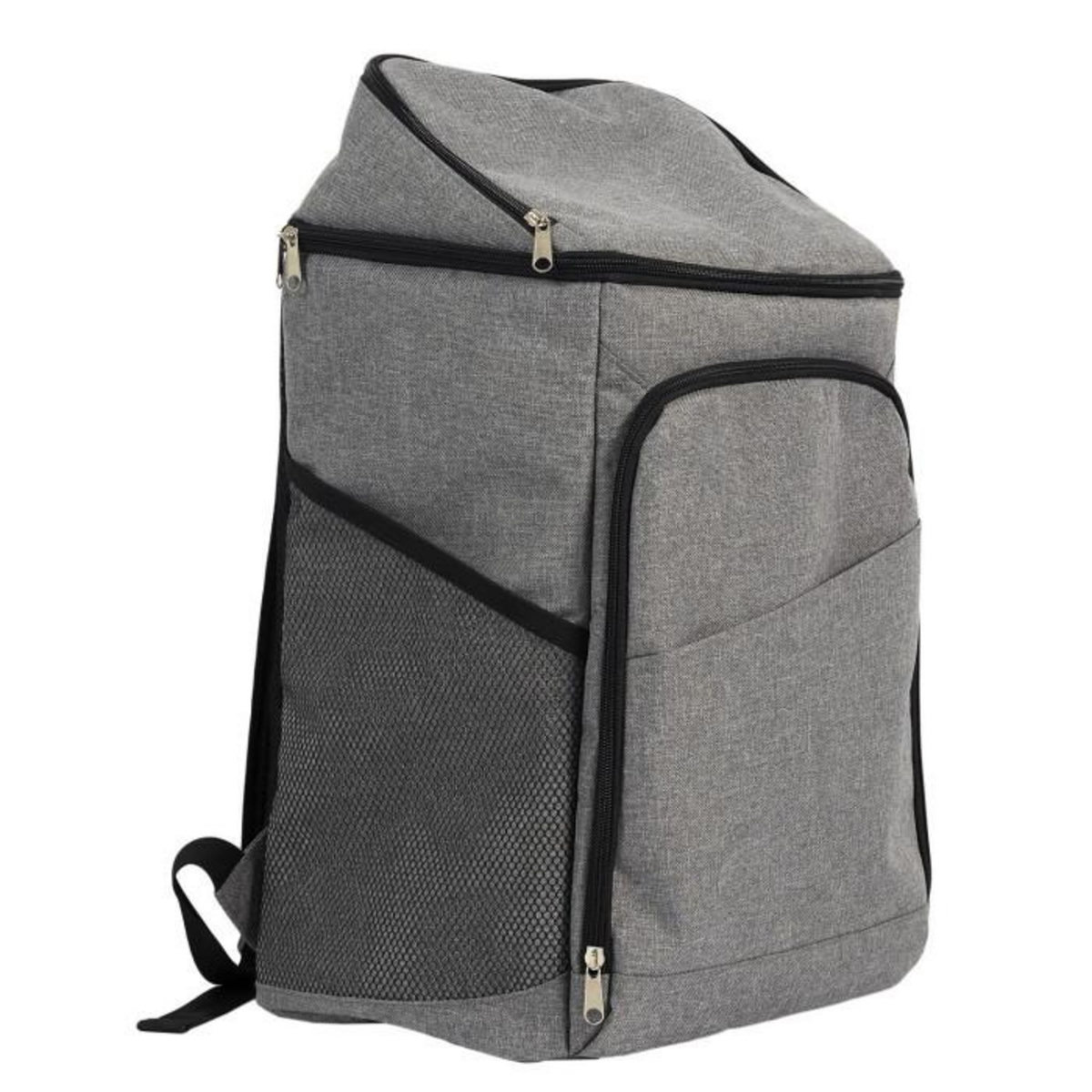 Paris Prix Sac à Dos Fraîcheur  Multipoches  26L Gris