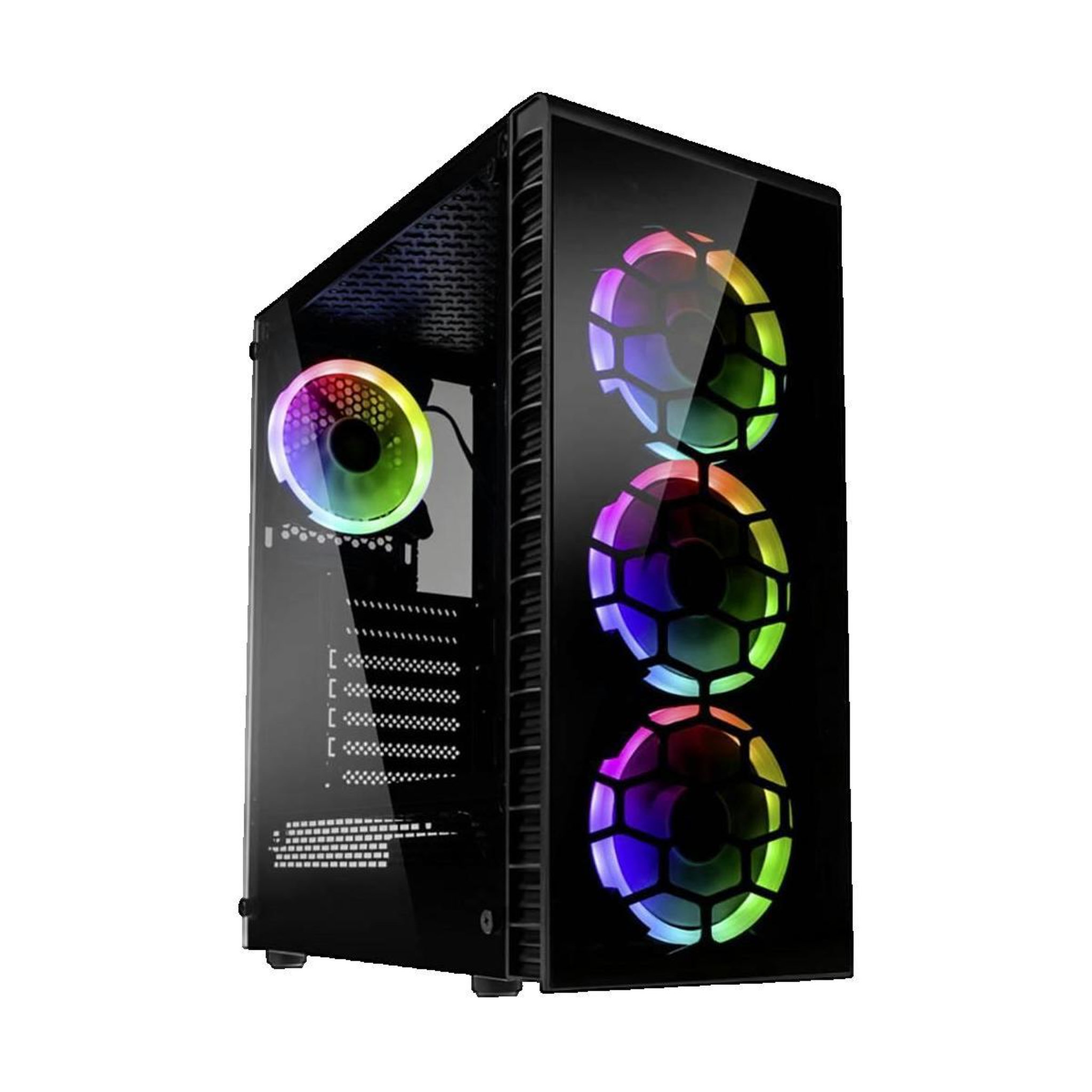 Kolink Boîtier PC Kolink Observatory Lite avec verre trempé et ventilateurs ARGB