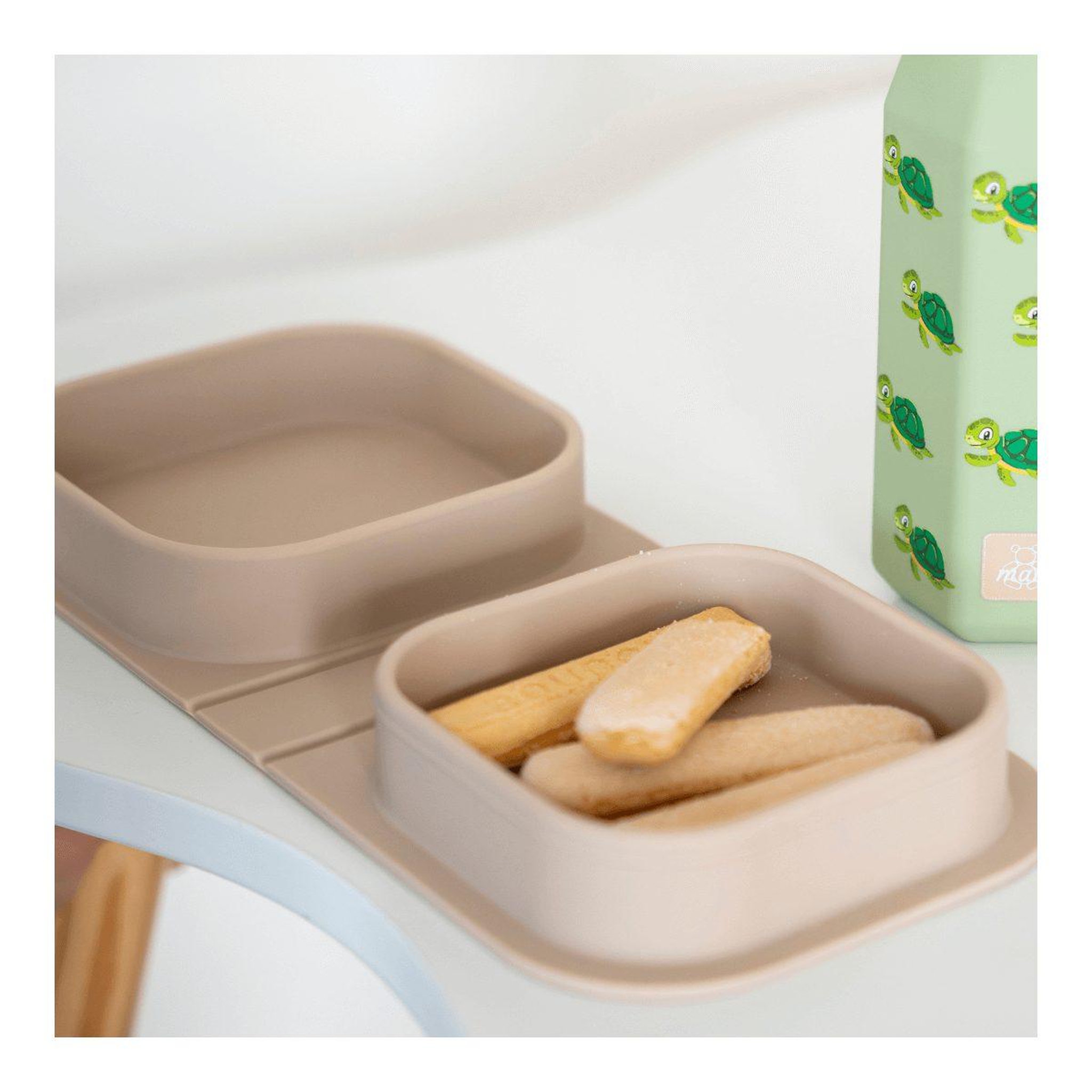 Voir la diapositive 3 : MABEBI Assiette infinity flow beige
