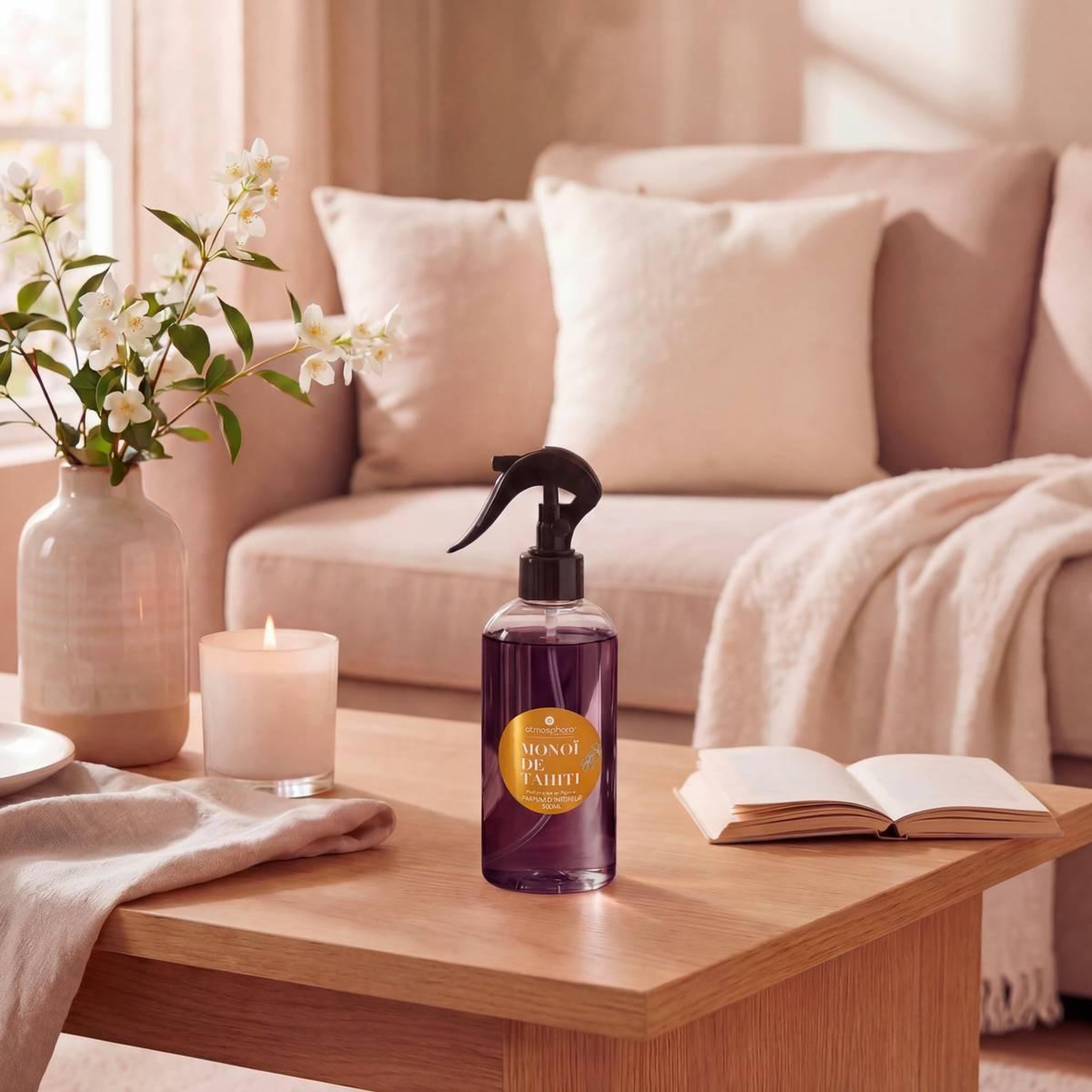 Voir la diapositive 2 : ATMOSPHERA Spray d'ambiance  izor  500ml monoï