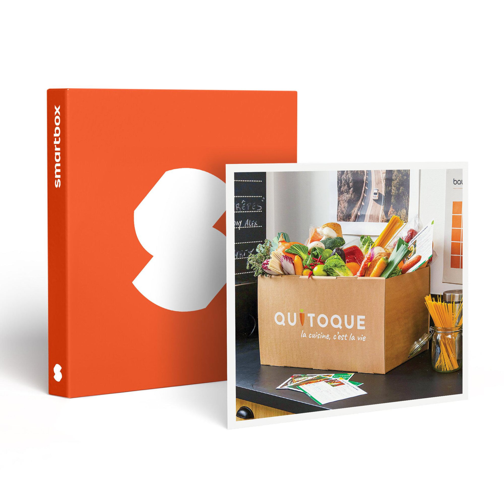 Smartbox Box à cuisiner 4 repas quitoque au choix à domicile pour 2 - coffret cadeau gastronomie