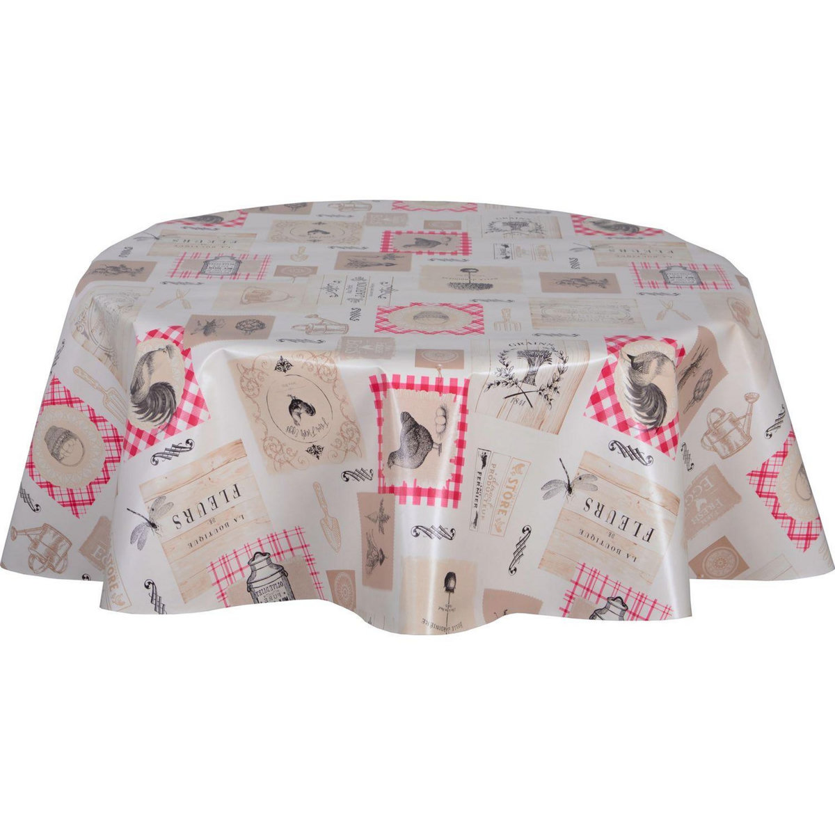 HABITABLE Nappe en toile cirée ronde UNDO - Diam. 150 cm