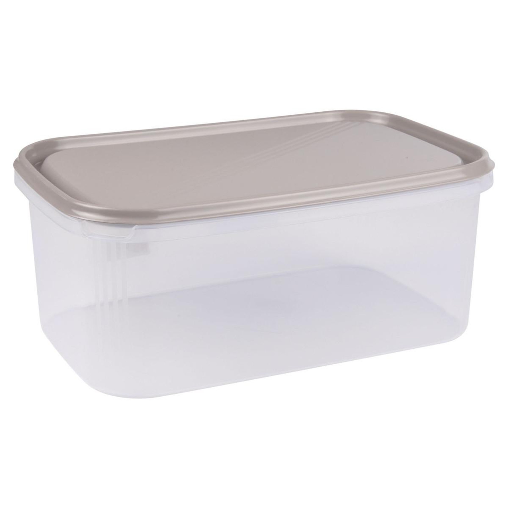HOMEA Boîte de conservation  merle  4,4l taupe